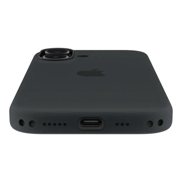 iPhone 17 için MagSafe özellikli Silikon Kılıf - Parlak Lavanta