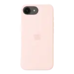 iPhone 17e için MagSafe özellikli Silikon Kılıf - Açık Pembe
