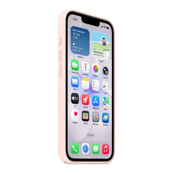 iPhone 17e için MagSafe özellikli Silikon Kılıf - Açık Pembe
