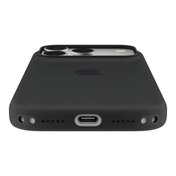 iPhone 18 Pro için MagSafe özellikli Silikon Kılıf - Taze Mavi