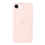 iPhone 17e için MagSafe özellikli Silikon Kılıf - Açık Pembe